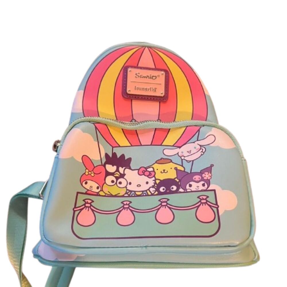 Sanrio Sanrio Friends Hot Air Balloon Loungefly Mini Backpack